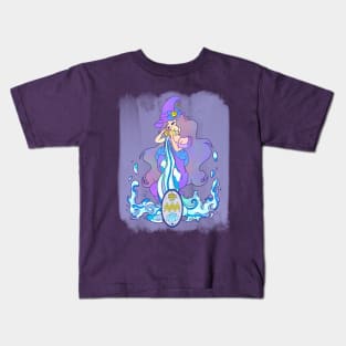 Zodiac Witch Aquarius Kids T-Shirt